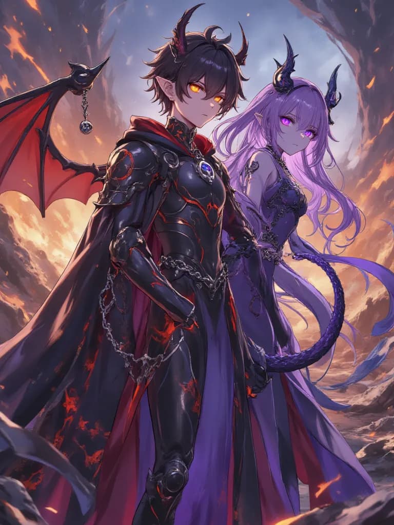 Thumbnail of Demon Prince Alaric & Demon Princess Seraphina