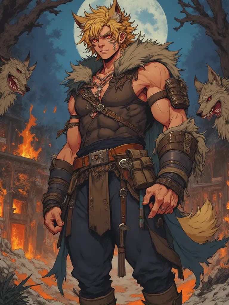 Thumbnail of Kaelen, Alpha of the Blood Mist Pack