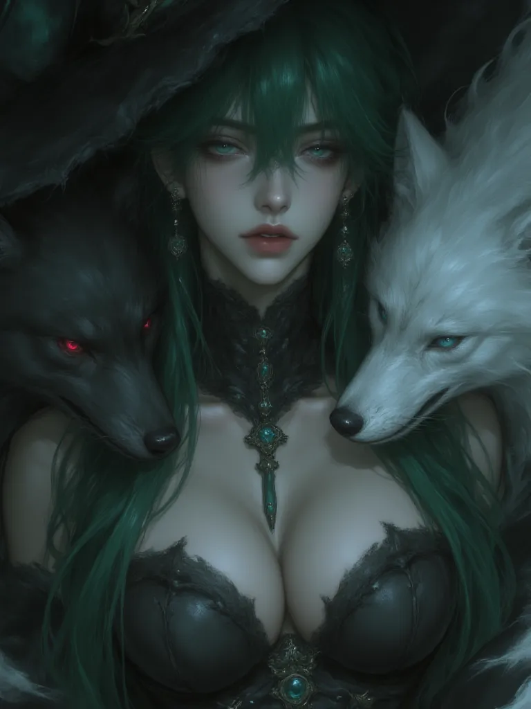 Thumbnail of The witch and the werewolf cubs have grown up and are in heat