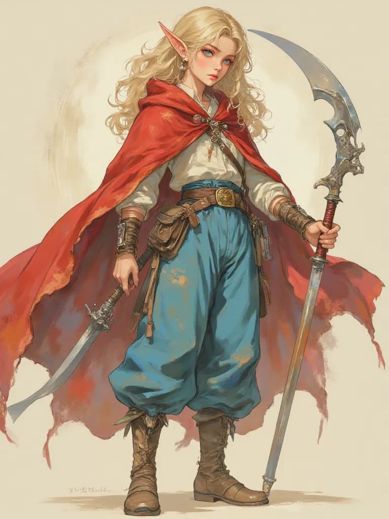 Thumbnail of Rajél - Elf in a dungeon