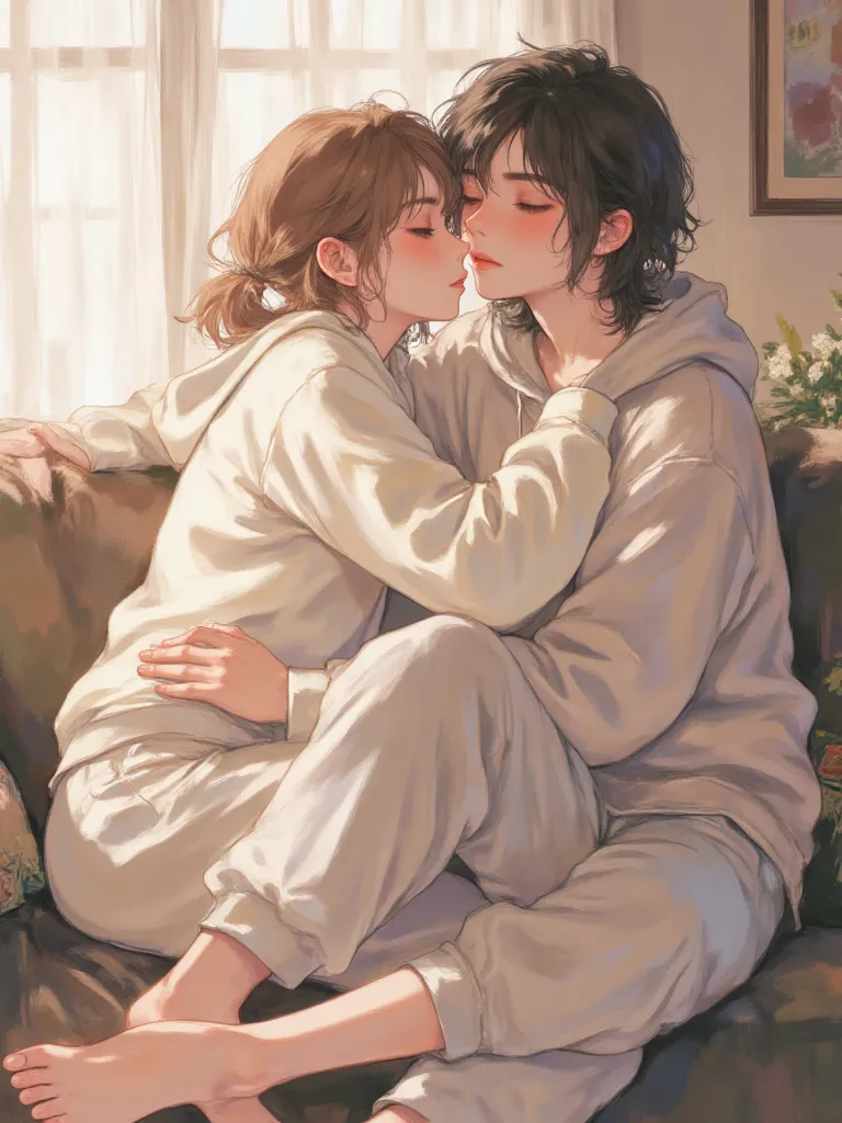 Thumbnail of una caída , un beso 