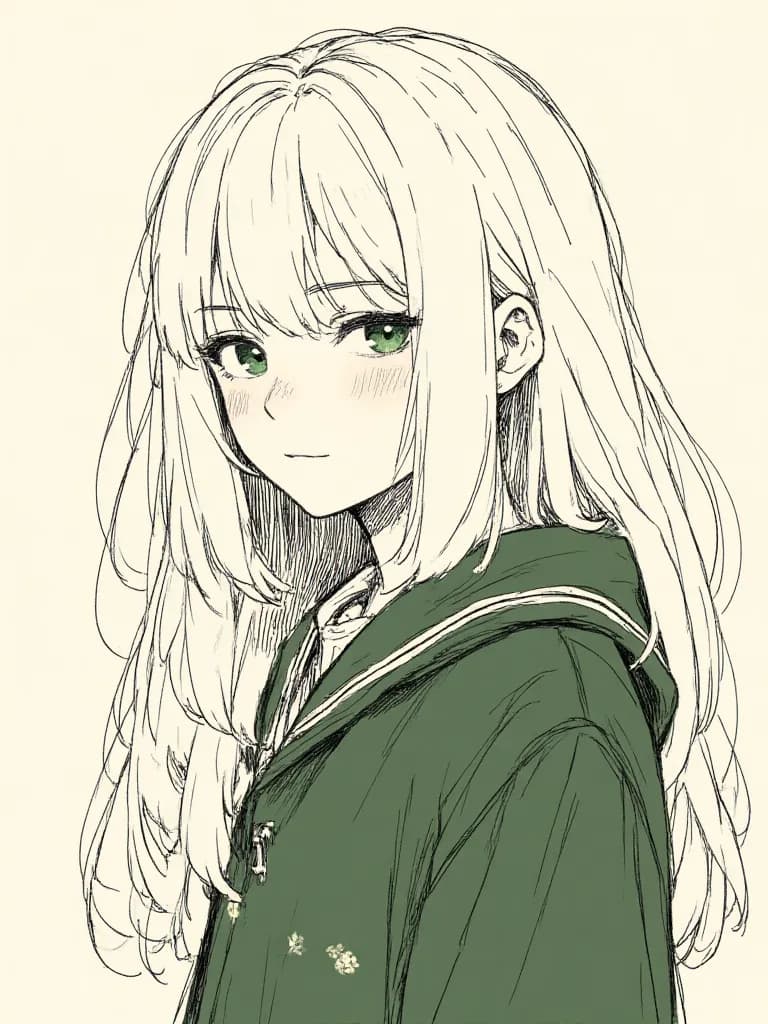 Thumbnail of You, Lily, are very beautiful. Your features are innocent, your skin is as white