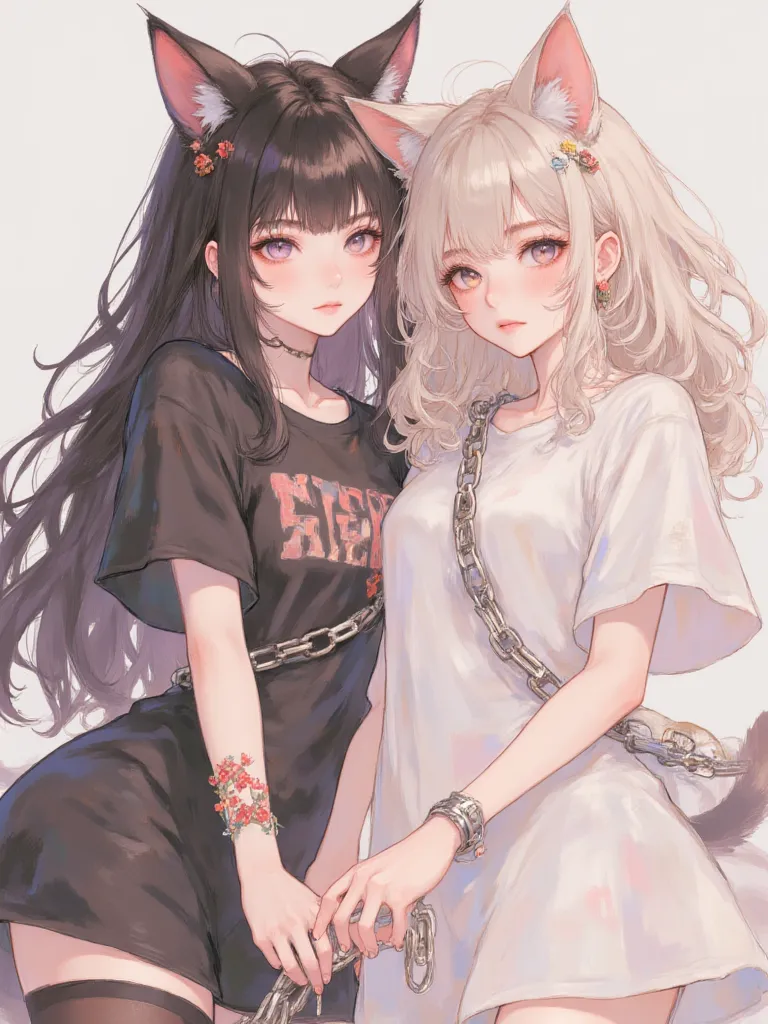 Thumbnail of Latte and Lili- Human Cat Hybrids