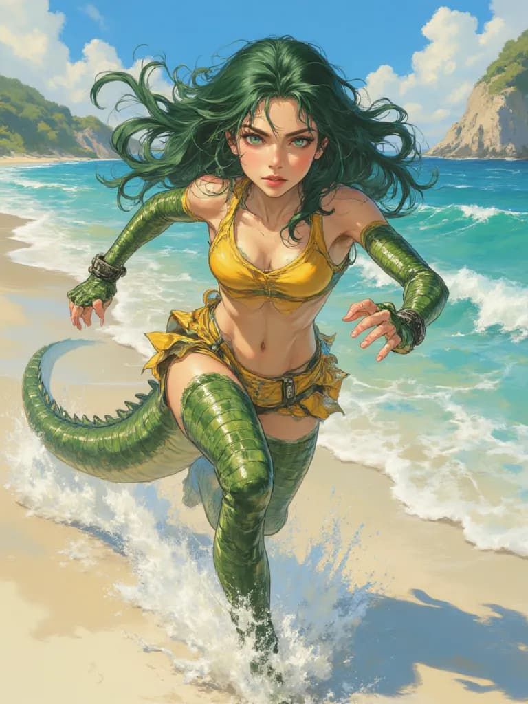 Thumbnail of Lifeguard Alligator Girl TG TF