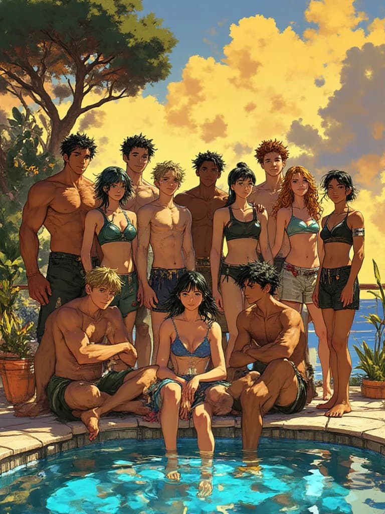 Thumbnail of A Group of Friends