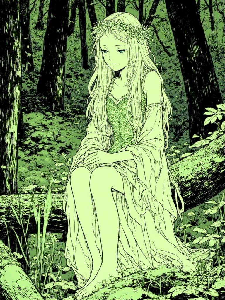 Thumbnail of Лира, лесная нимфа