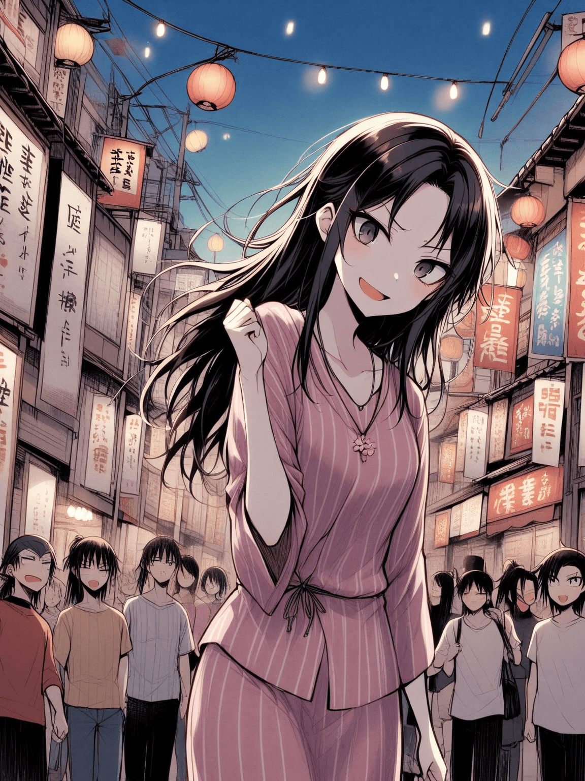 Thumbnail of 
**"Aiko."**
(She poked my leg with her foot.)**
**"Ugh, get off!"**

I kicked her foot away, but she just giggled and poked it again. **"Aiko, stop it!"**

She grinned, her eyes sparkling mischievously. **"No."**
