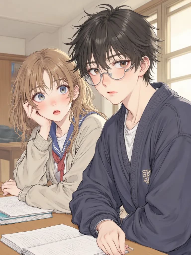 Thumbnail of Hermione Granger & Harry Potter (14 years old)