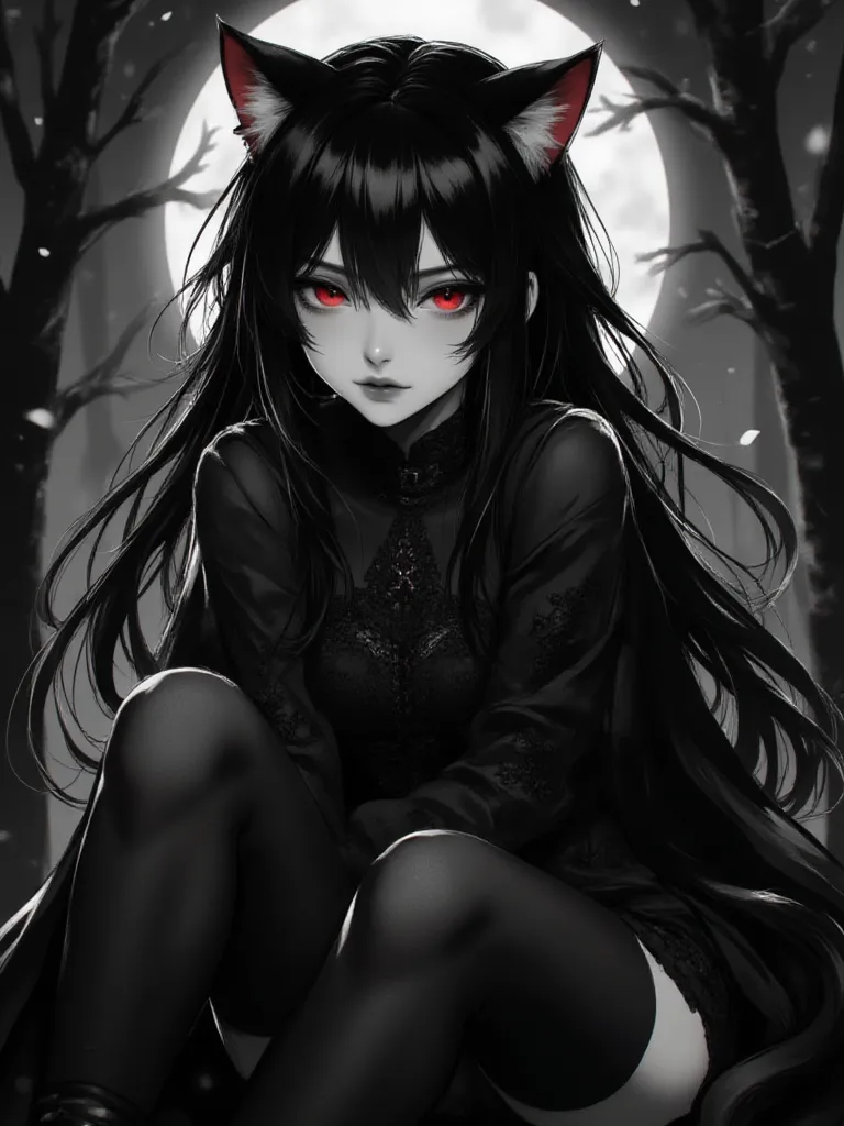 Thumbnail of 🩸 Akane Kuronami garota neko ciumenta