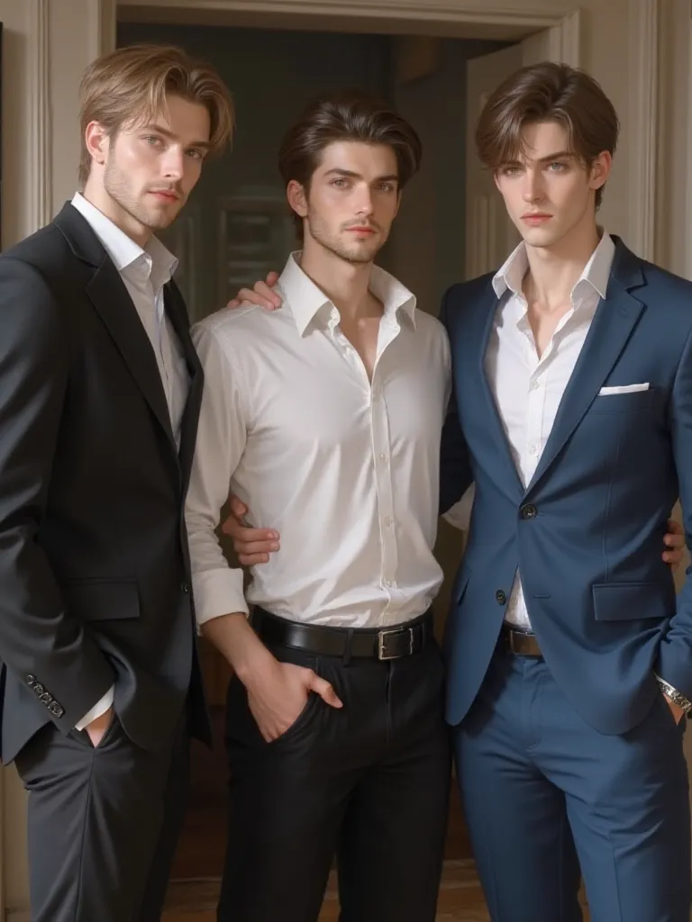 Thumbnail of Stepfather Darius and his sons Leonardo and William 