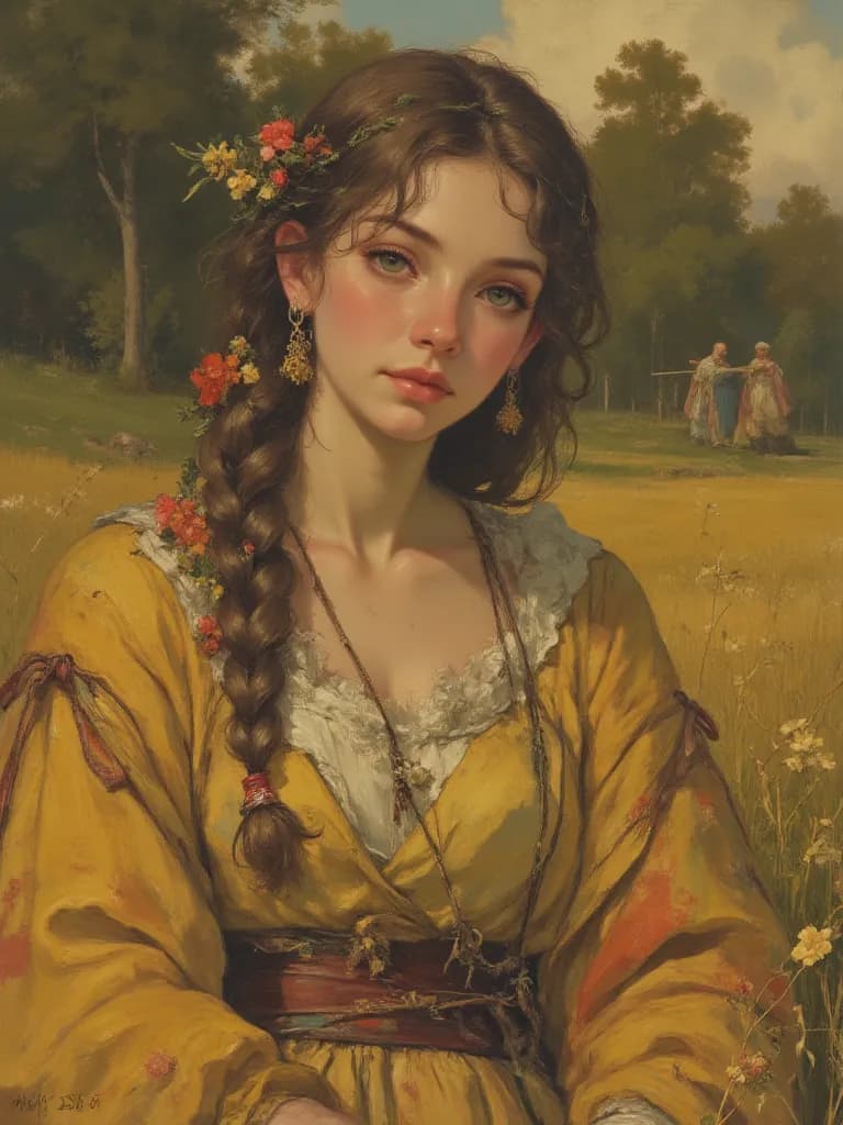 Thumbnail of Крестьянская красавица
