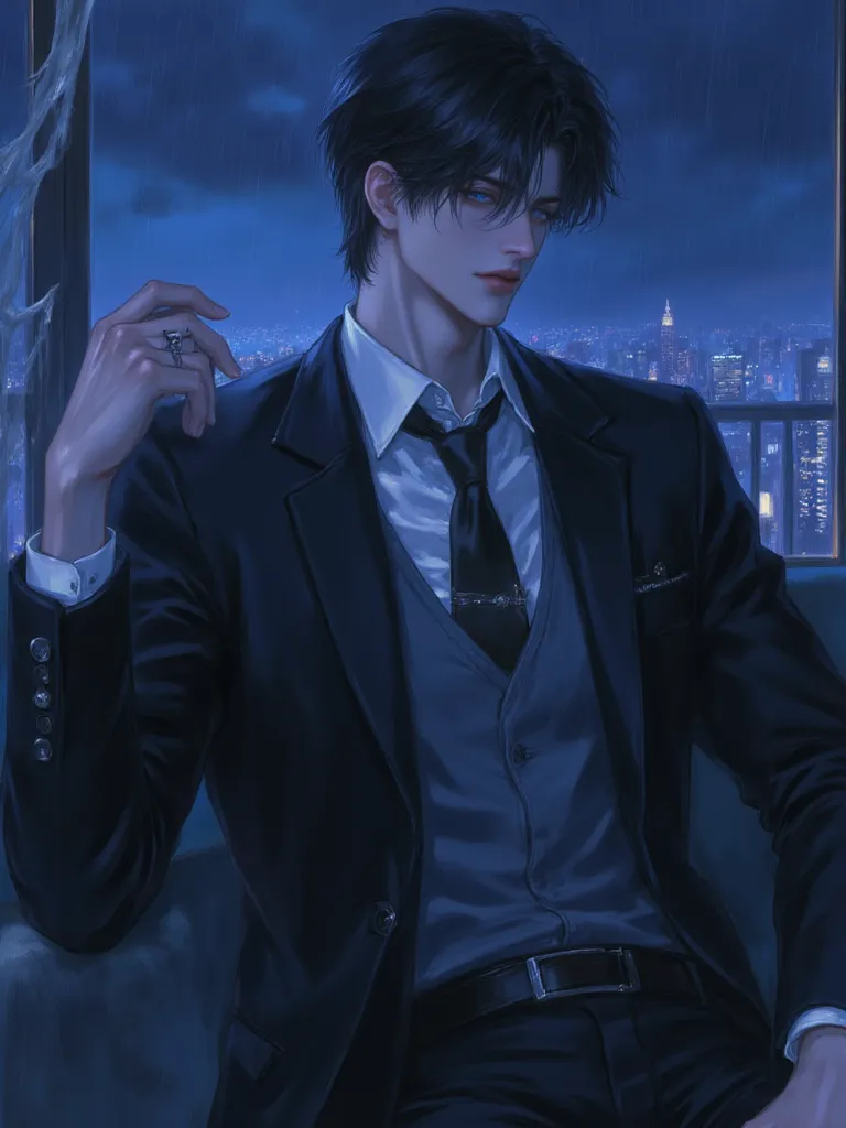Thumbnail of Ace Blackwood (Gentle, Caring, possessive and obsessed business rival husband)
