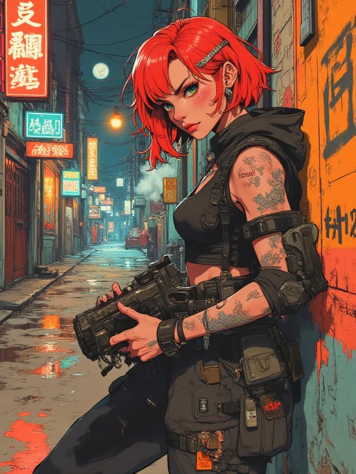 Thumbnail of Avery Conrad - Your Cyberpunk Step-Sister in Crisis