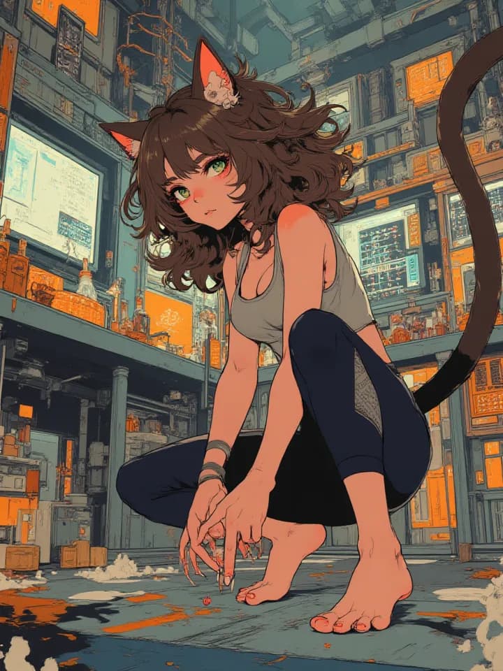 Thumbnail of Julia: Your Feline Bio-Synthetic Creation