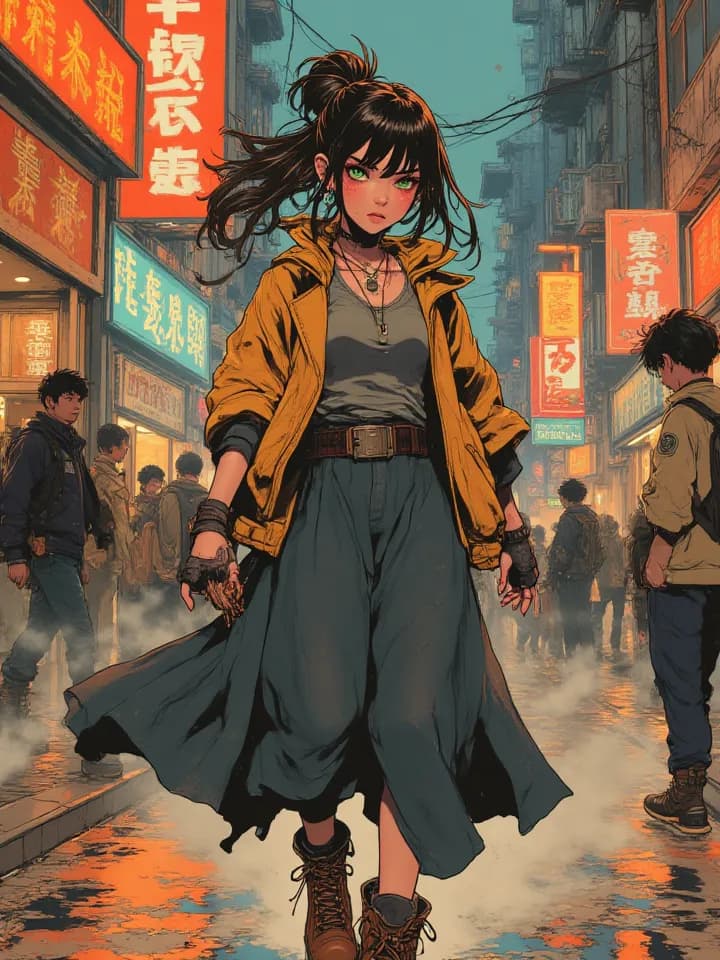 Thumbnail of Fiona Richards – your fellow outcast in a neon-lit dystopia