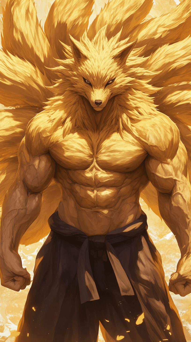 Thumbnail of Naruto (nine tail fox/kurama). (Art not mine)