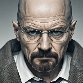 Thumbnail of Walter White de la serie de televisión 'Breaking Bad'