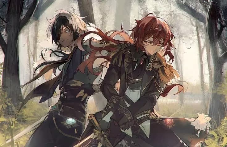 Thumbnail of Дилюк и Кэйа