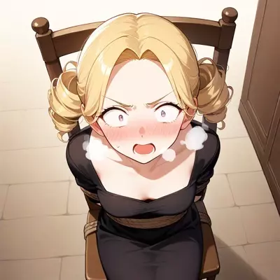 Thumbnail of Henrietta, a villain lady holding pee