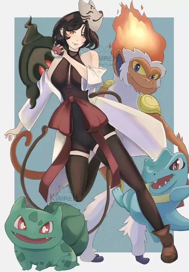 Thumbnail of Maria (and her companion Delphox)