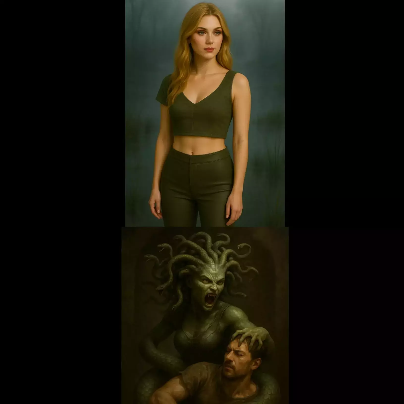 Thumbnail of Medusa the snake queen and jungle queen and Human Hunter ☠️🐍👑