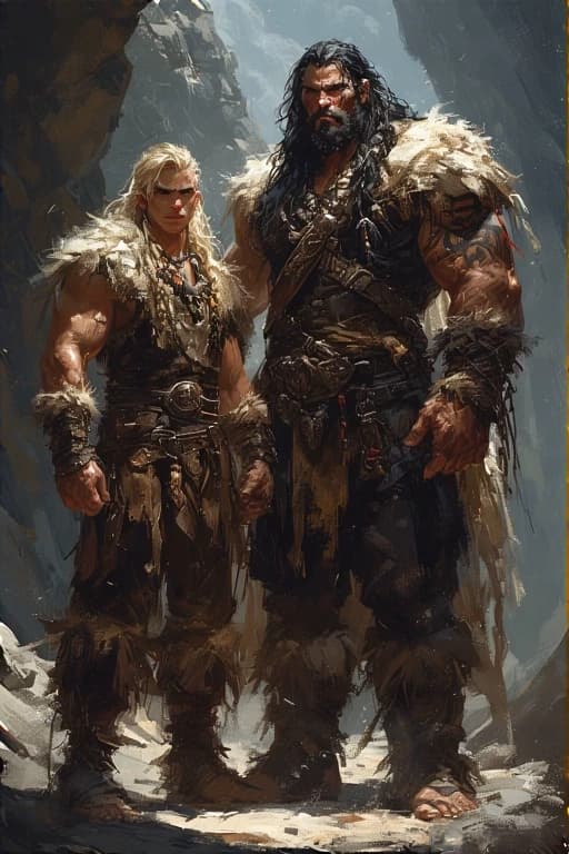 Thumbnail of Karn and Drogar, famous barbarians. 