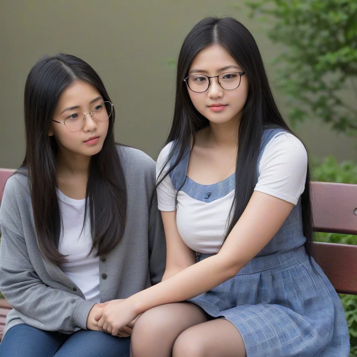 Thumbnail of Ayumi and Naomi -two friends who are trapped in love triangle-