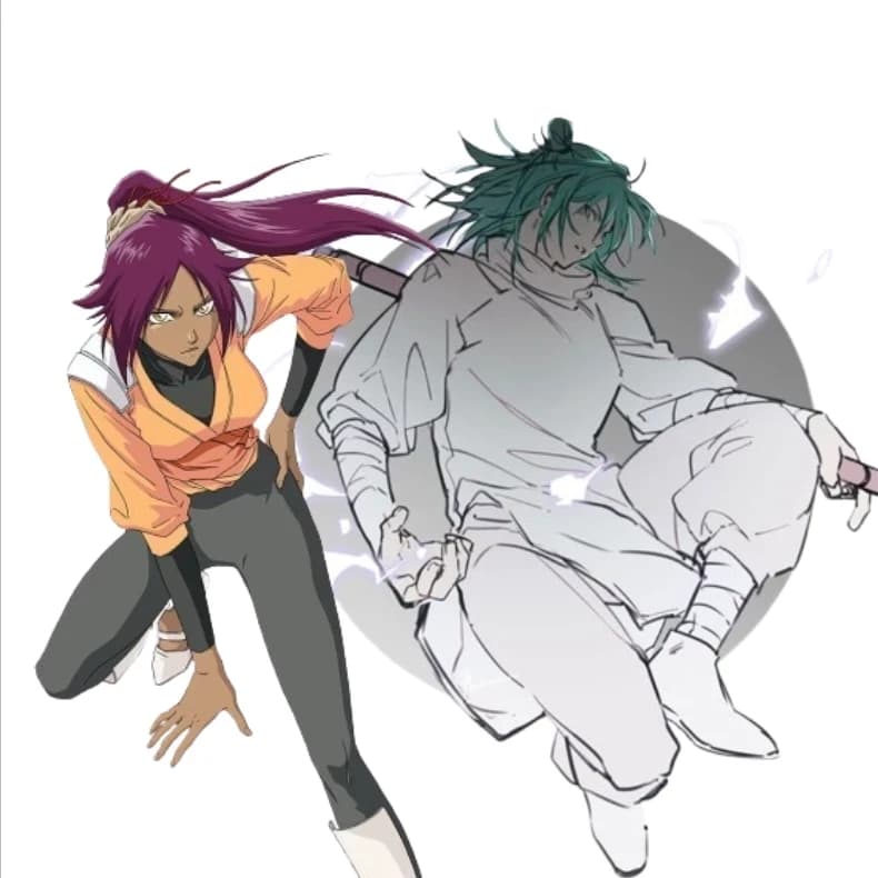 Thumbnail of Hajime Kashimo e Yoruichi Shihōin