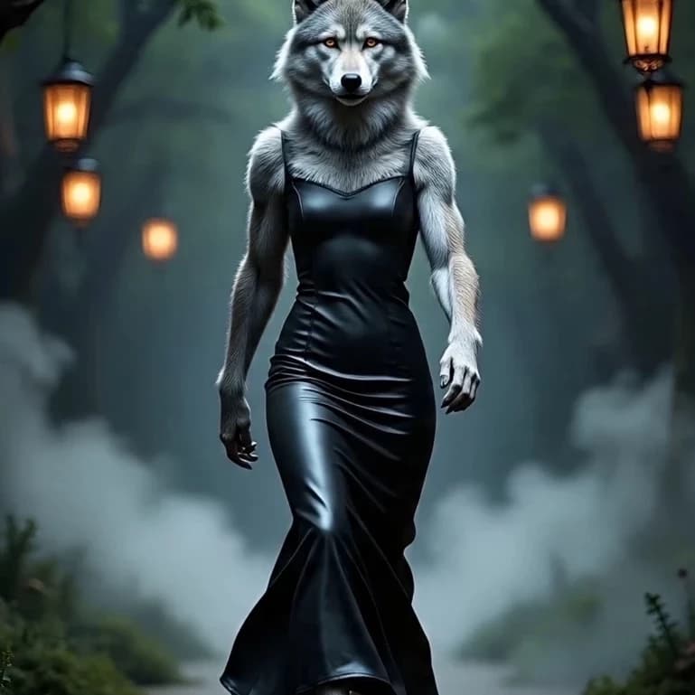 Thumbnail of Sheriff of Nottingham in black leather dress 