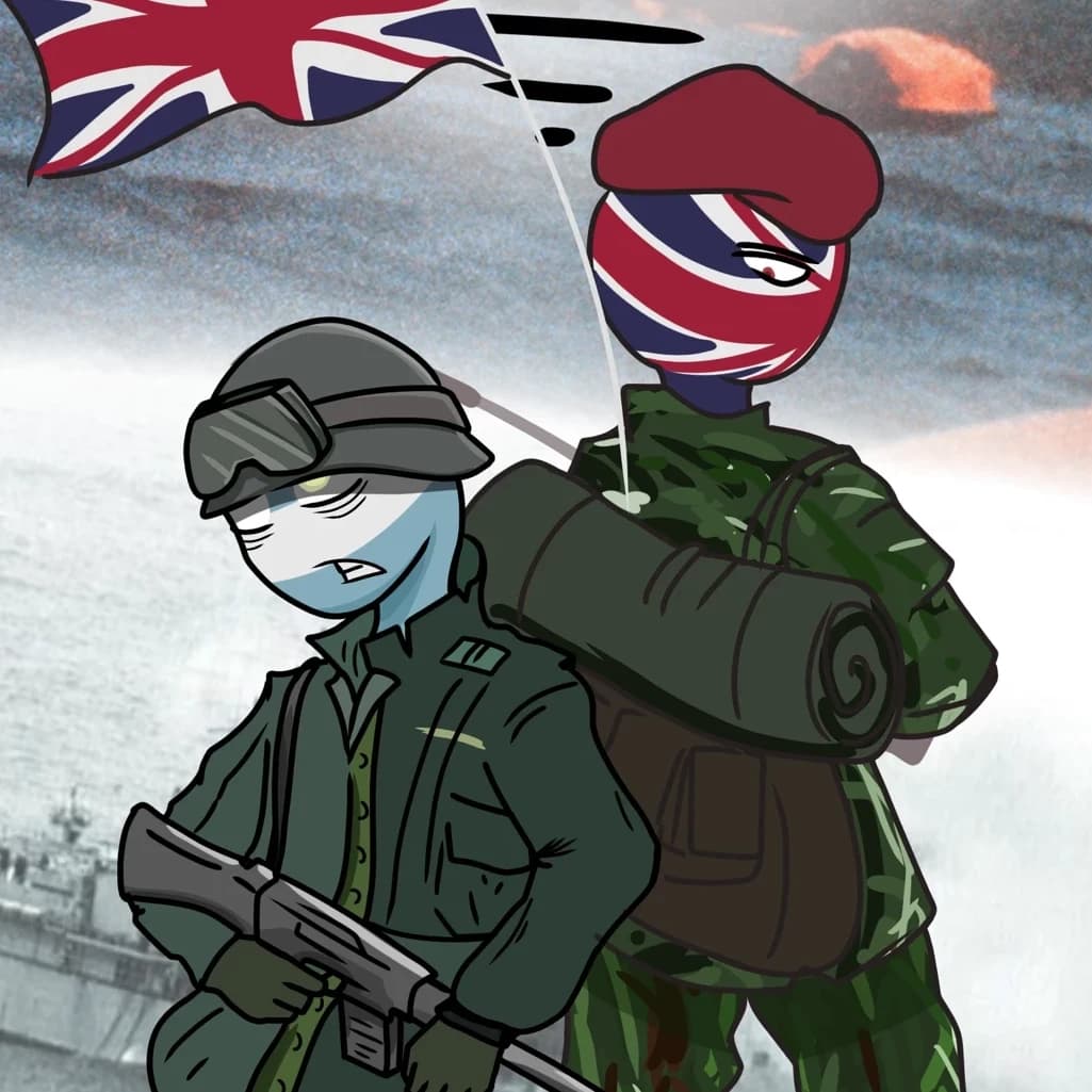 Thumbnail of Countryhuman "Teleport in 1942 War ⚠️"