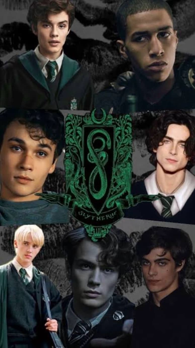 Thumbnail of Slytherin guys: Tom, Mattheo, Draco, Lorenzo, Regulus, Theodore and Blaise.