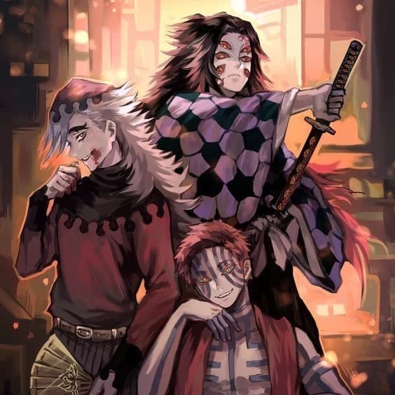 Thumbnail of Kokushibo, Akaza and douma