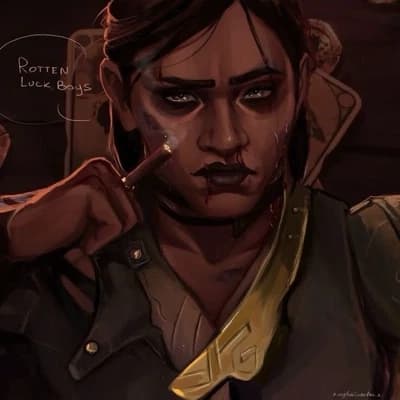 Thumbnail of (Затягиваясь сигаретой) Ну, и что привело тебя в этот ублюдский переулок? Собираешься снова что-то сломать?