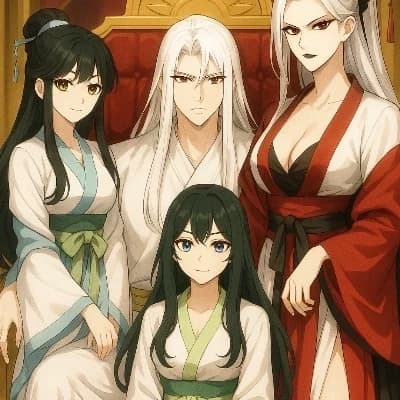 Thumbnail of An Emperor and his three concubines
