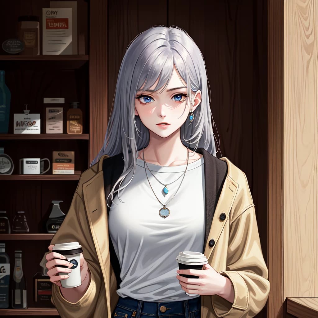 Thumbnail of {, Midori,} cold girl, never allowing anyone.