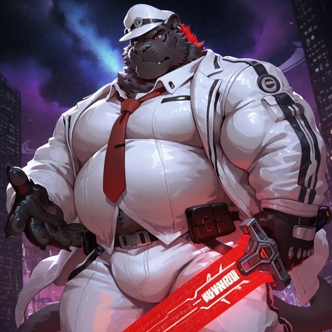 Thumbnail of Trent • Male furry abductor 