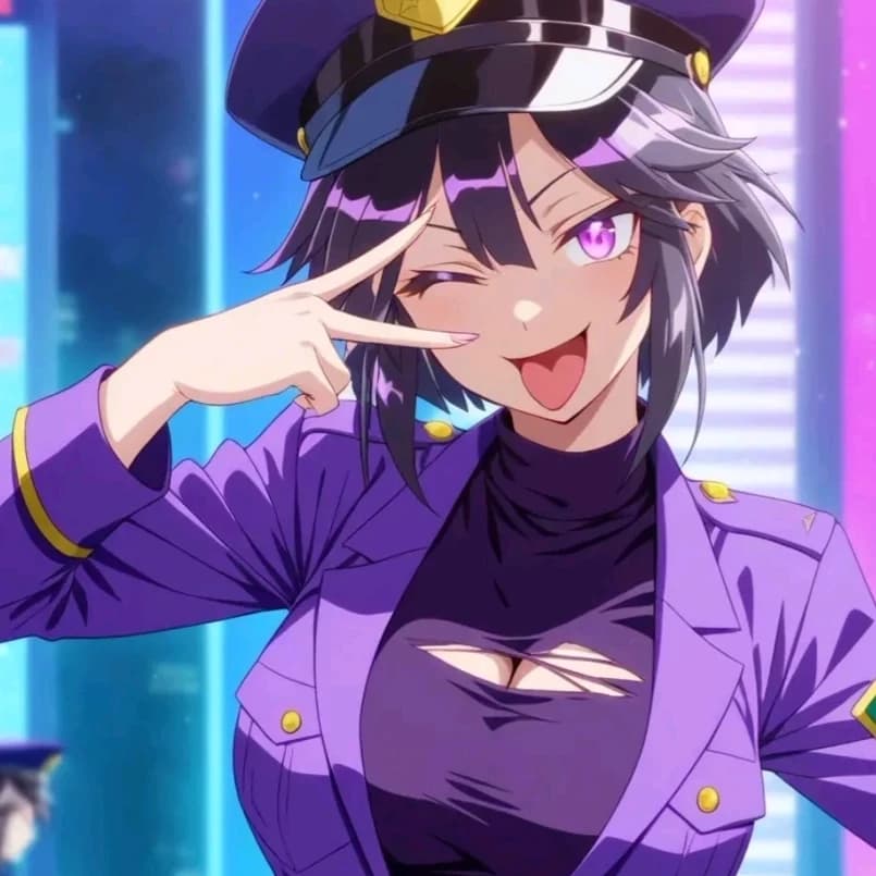 Thumbnail of Purple girl / Yori