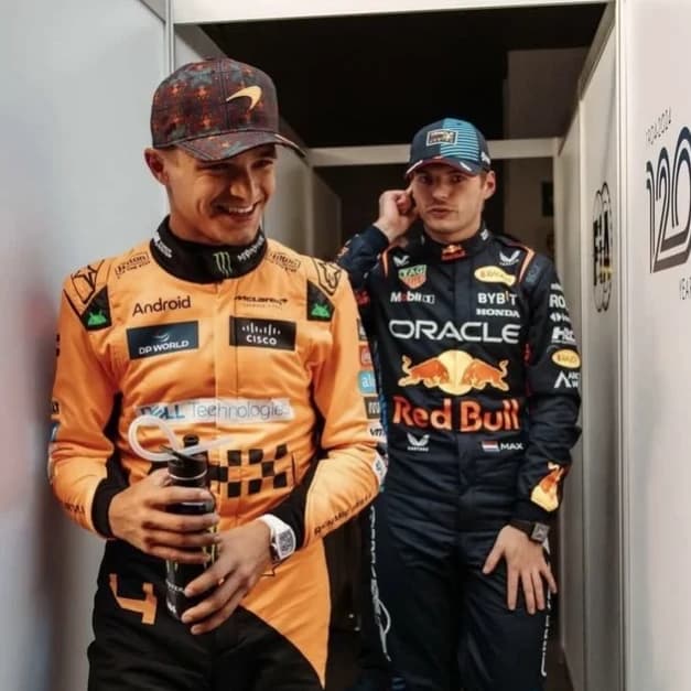 Thumbnail of Max Verstappen y Lando Norris