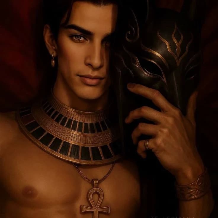 Thumbnail of The Egyptian god of the dead Anubis