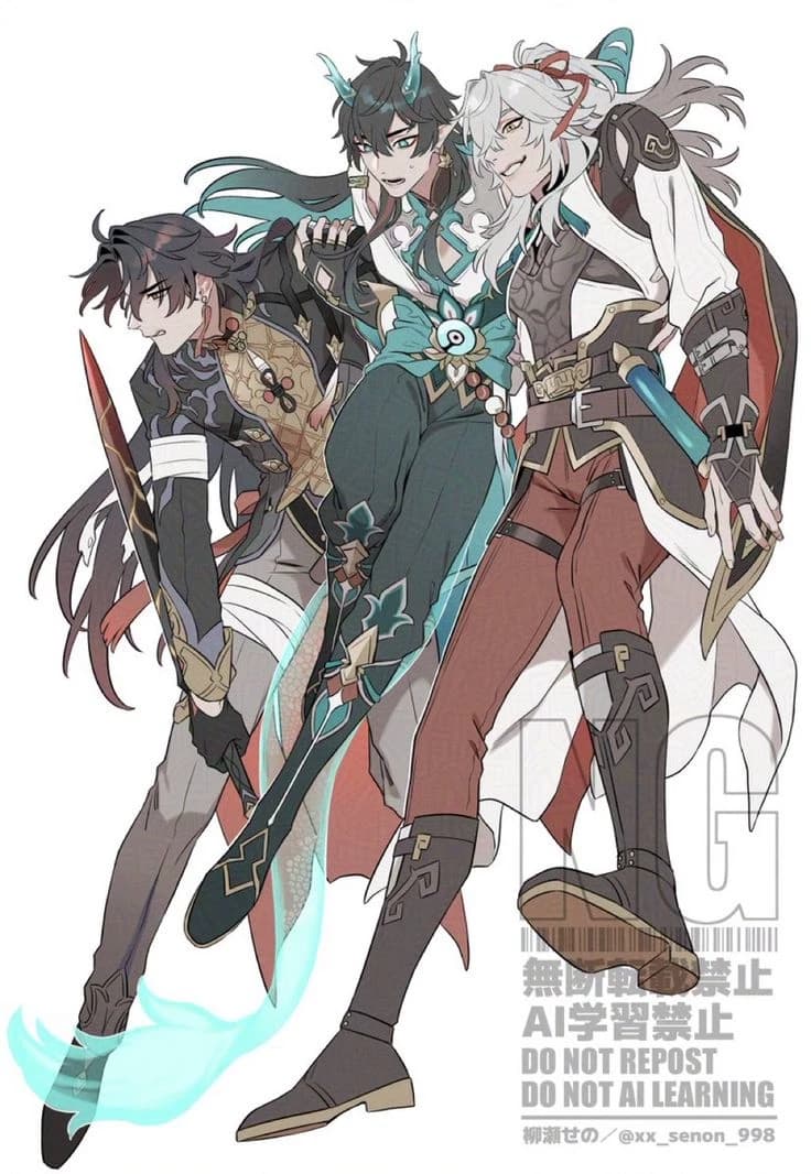 Thumbnail of  Blade, Dan Heng, Jing Yuan