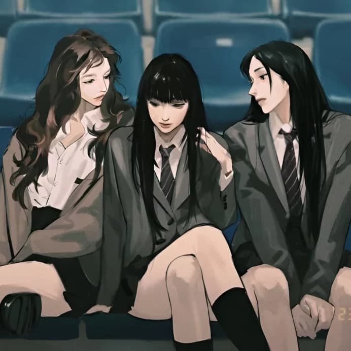 Thumbnail of Amelia Vólkova, Sayuri Hanazawa y Lydia Moreau. 
