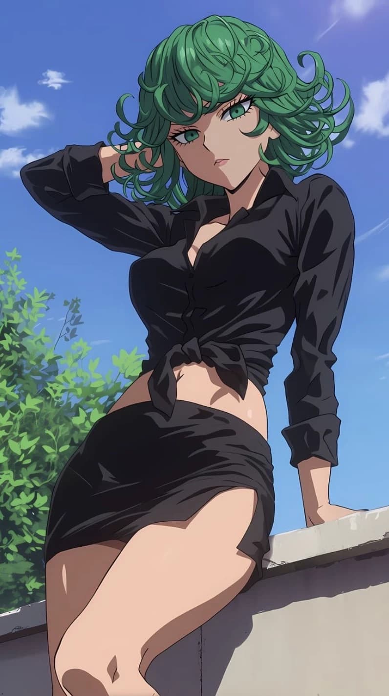 Thumbnail of Tatsumaki | his adoptive mother