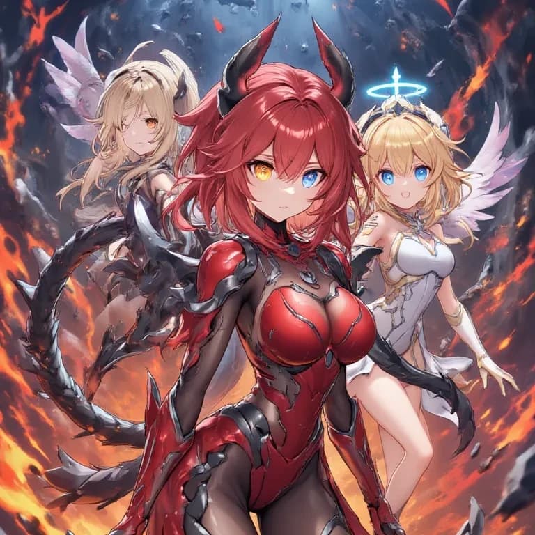 Thumbnail of Sophia, Mika, and Angela. (Eternal glory)