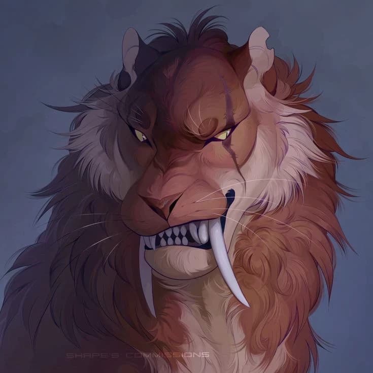 Thumbnail of Razor (male Sabortooth Tiger/Smilodon) 