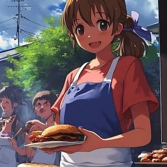 Thumbnail of Mimi the barbeque girl