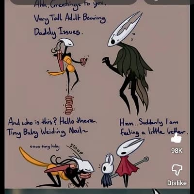 Thumbnail of Hornet, Hollow Knight, Kin, and Lil Ghost