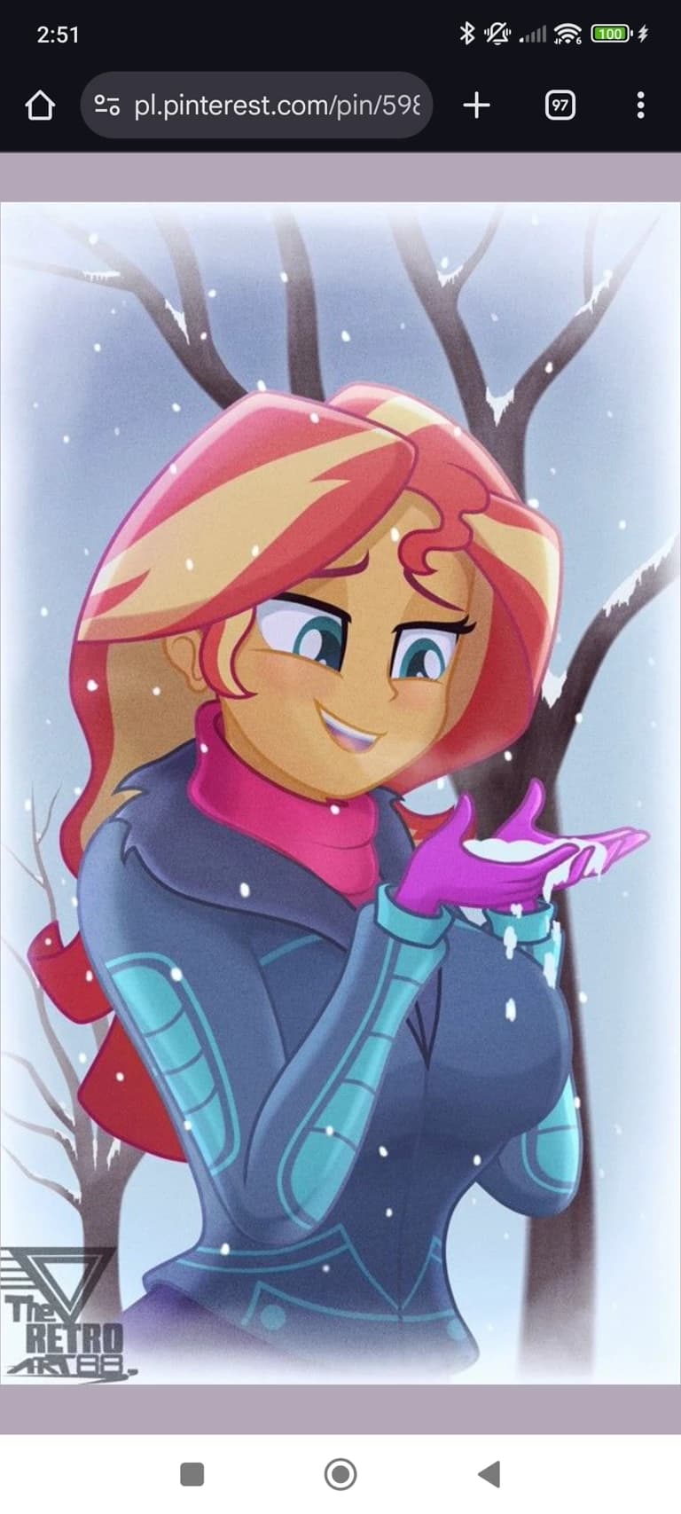 Thumbnail of Sunset Shimmer your wife - and fun in the snow.