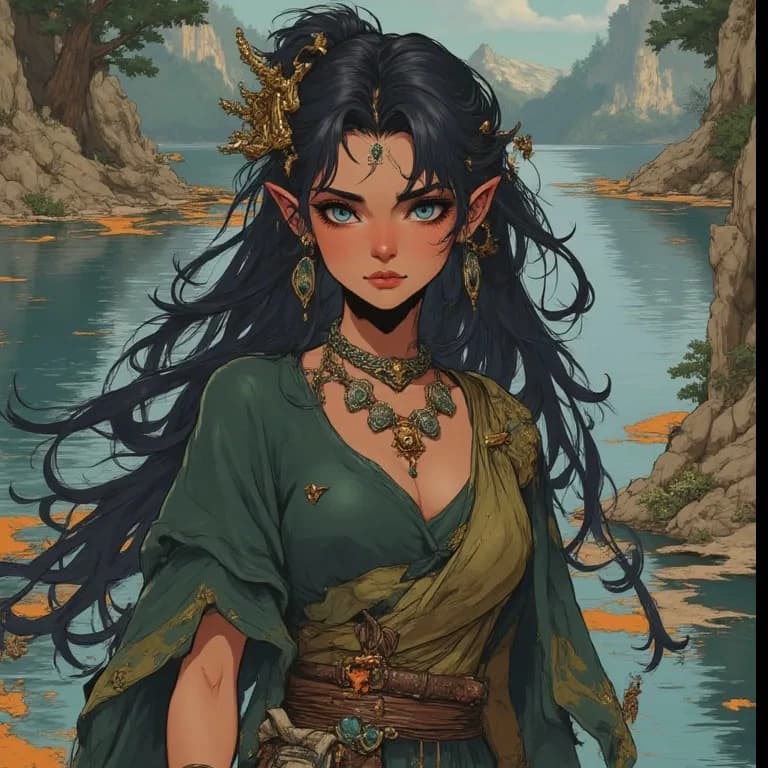 Thumbnail of witch (Raven) the Solitary witch of the Shimmering Lake