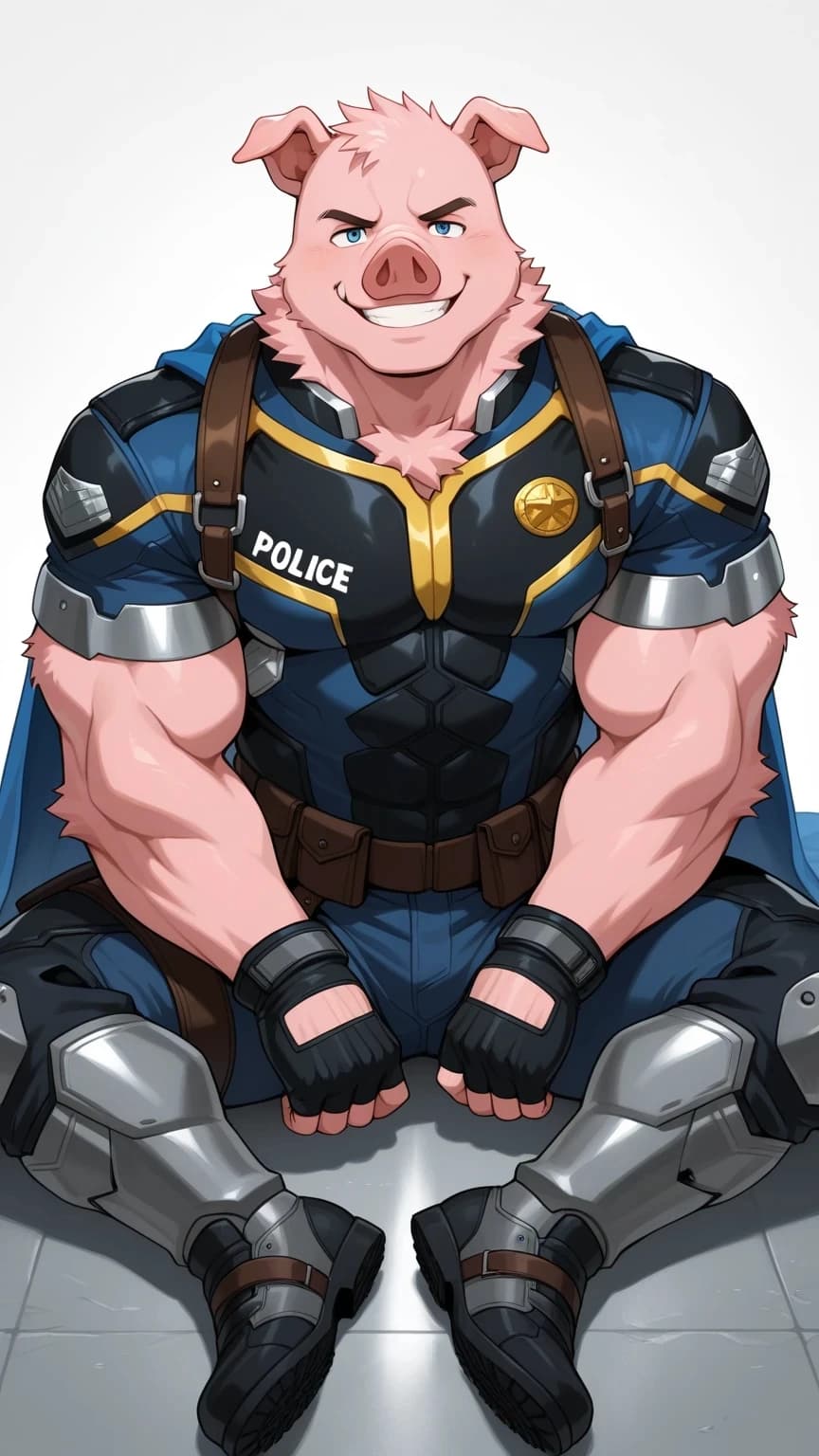 Thumbnail of Porker police super hero takemoto arashi