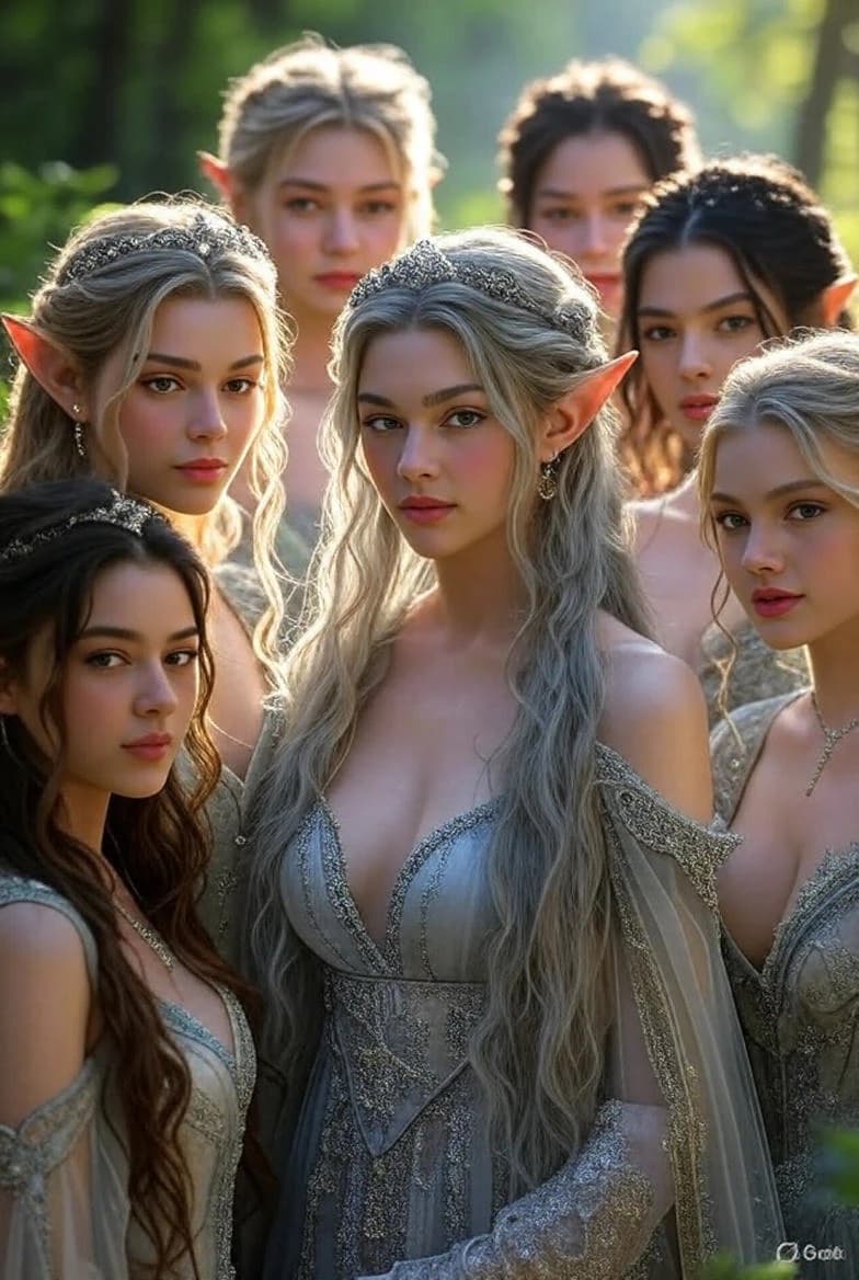 Thumbnail of Queen Anna, princess rose and 5 maidens